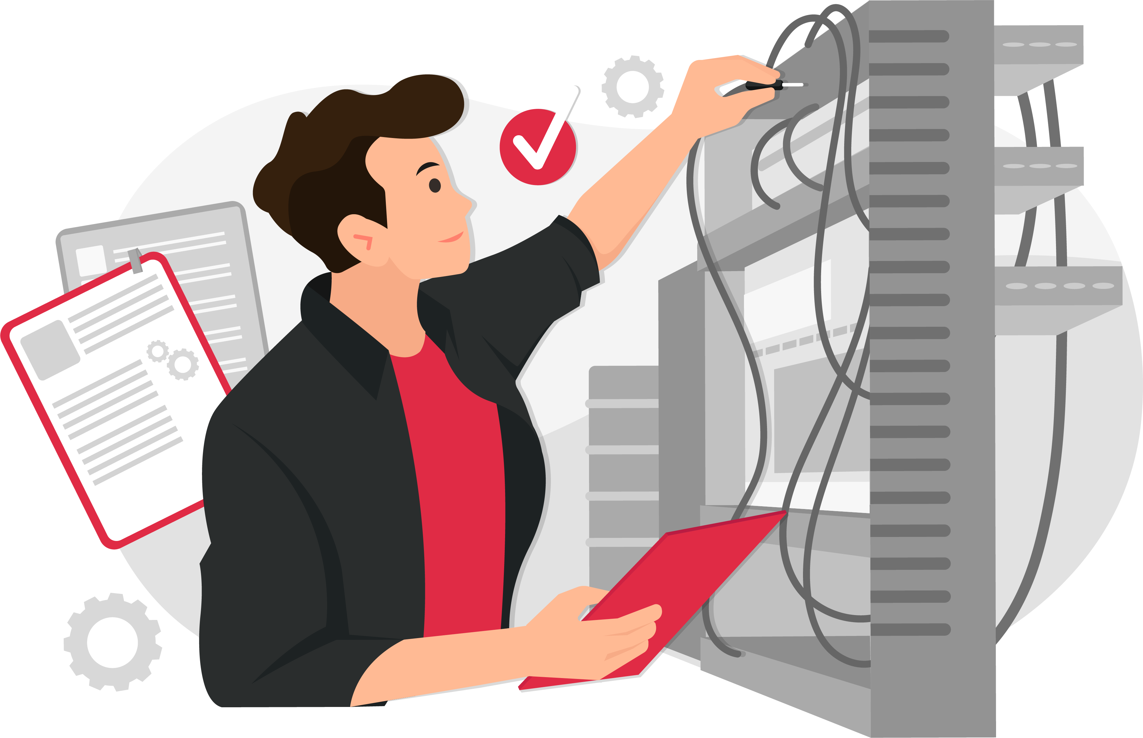 IT staffing and project delivery specialists at work