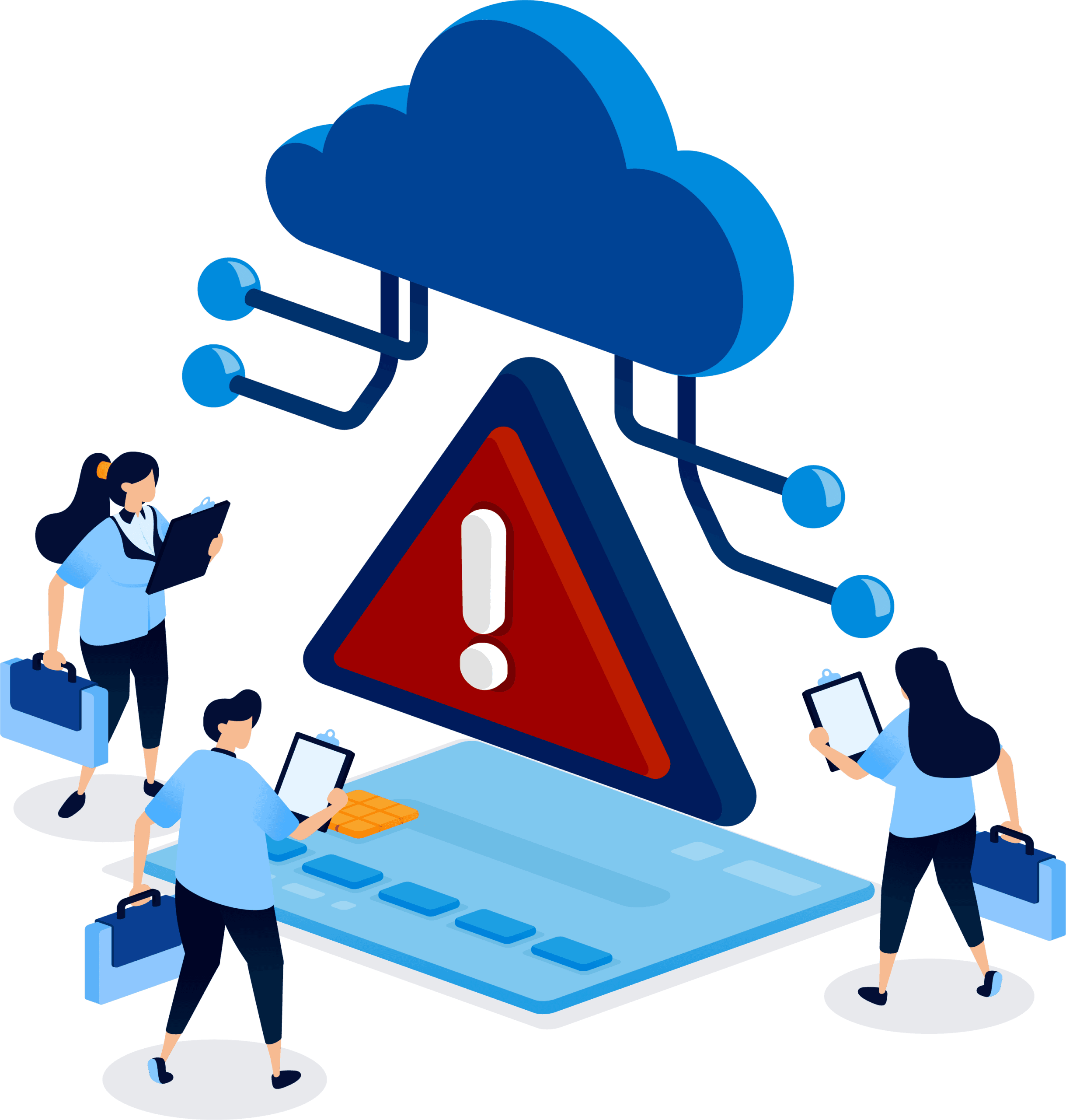 ICT Shift engineer responding to an urgent IT incident